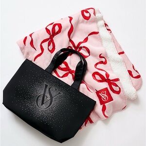 Victoria’s Secret Blanket & Tote (Free Hermes Table Book)
